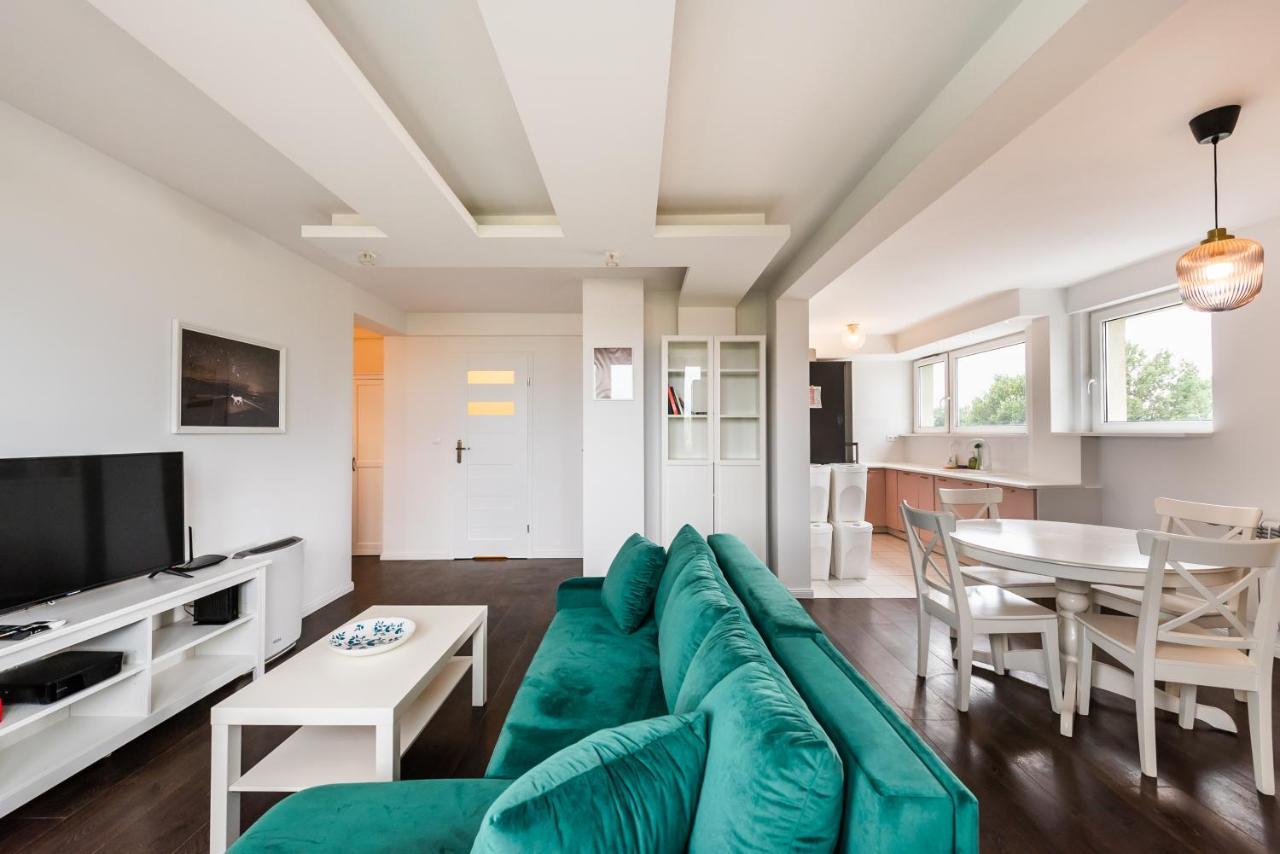 Saska Kepa Green Apartment Warsaw Exterior photo